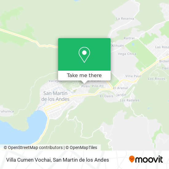 Mapa de Villa Cumen Vochai