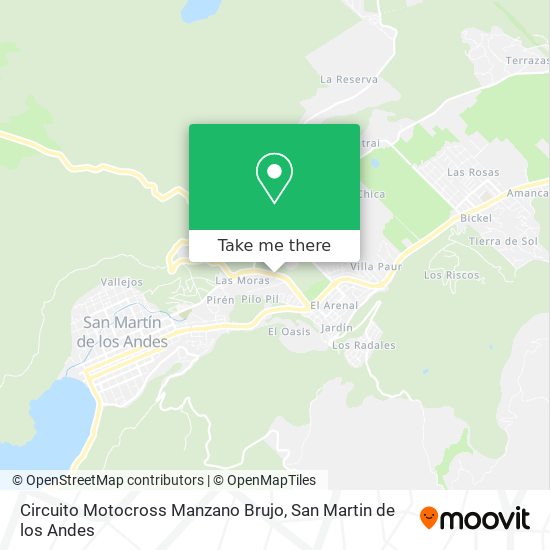 Circuito Motocross Manzano Brujo map