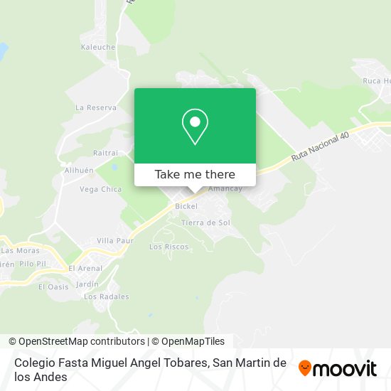 Colegio Fasta Miguel Angel Tobares map