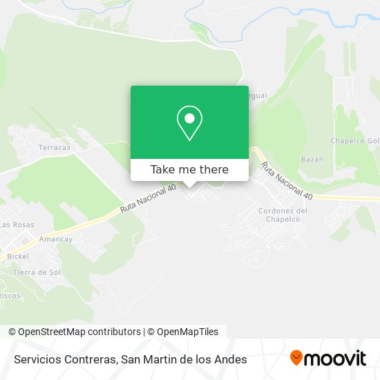 Mapa de Servicios Contreras