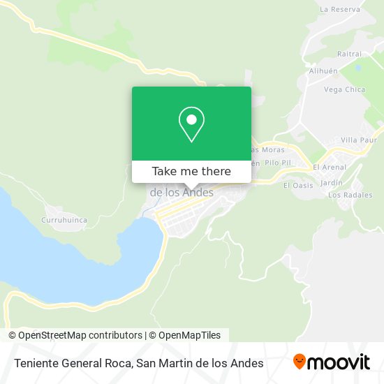 Teniente General Roca map