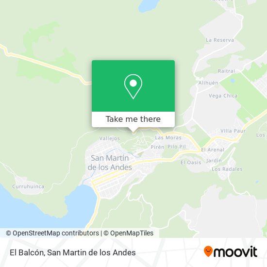 Mapa de El Balcón