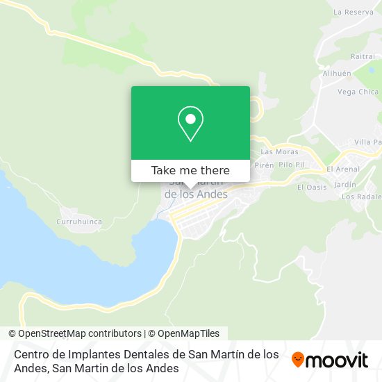 Centro de Implantes Dentales de San Martín de los Andes map