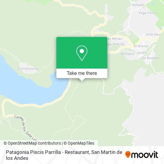 Patagonia Piscis Parrilla - Restaurant map