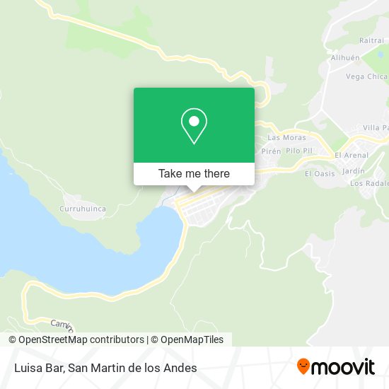 Luisa Bar map