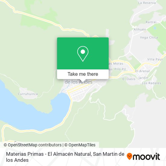 Materias Primas - El Almacén Natural map