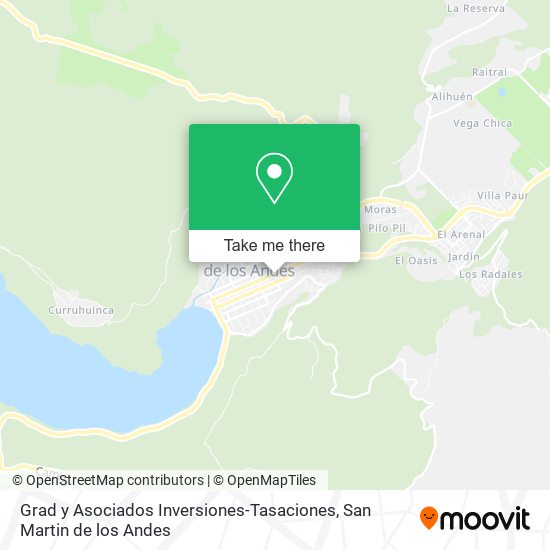 Grad y Asociados Inversiones-Tasaciones map