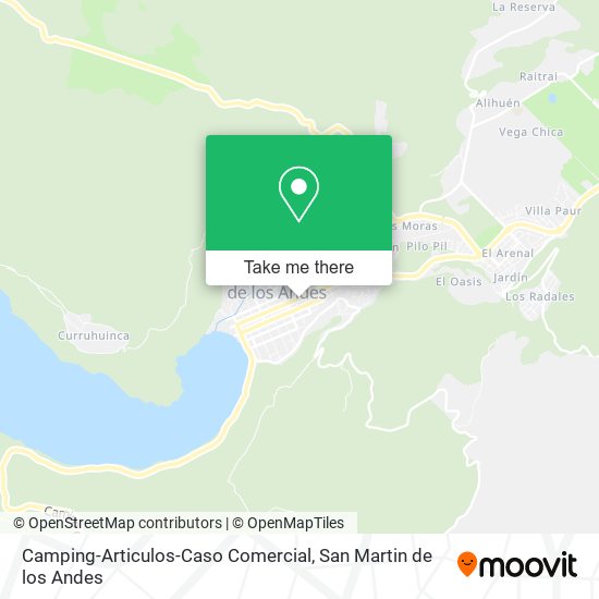 Camping-Articulos-Caso Comercial map