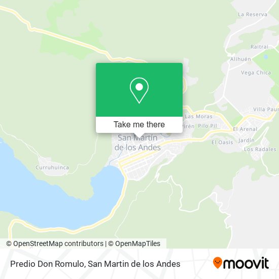 Predio Don Romulo map