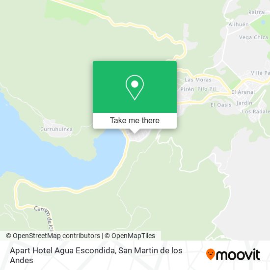 Apart Hotel Agua Escondida map