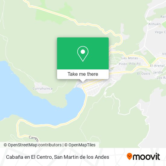 Mapa de Cabaña en El Centro
