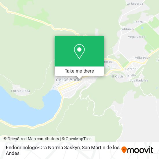 Mapa de Endocrinólogo-Dra Norma Saskyn
