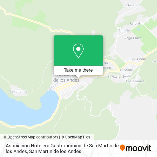 Asociación Hotelera Gastronómica de San Martín de los Andes map