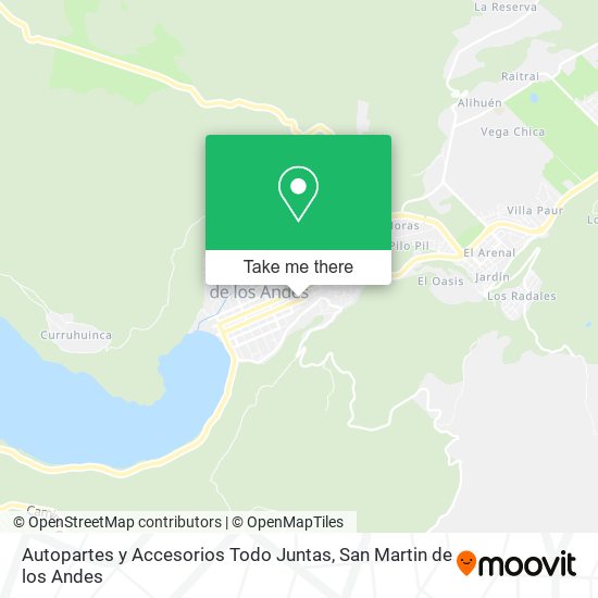 Autopartes y Accesorios Todo Juntas map