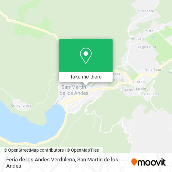 Mapa de Feria de los Andes Verdulería