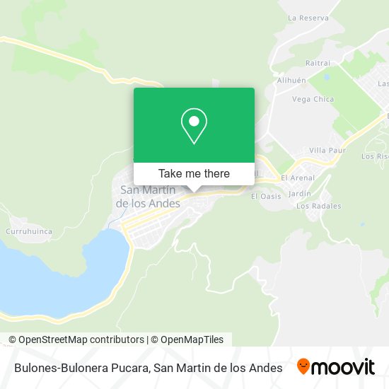 Mapa de Bulones-Bulonera Pucara