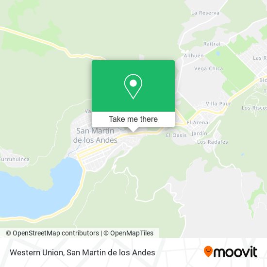 Western Union map