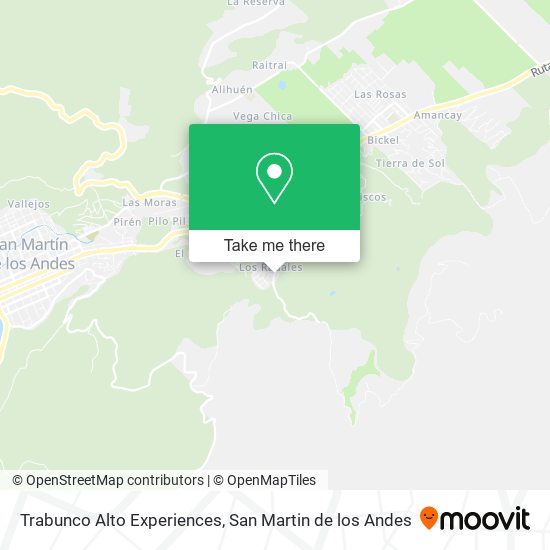 Mapa de Trabunco Alto Experiences