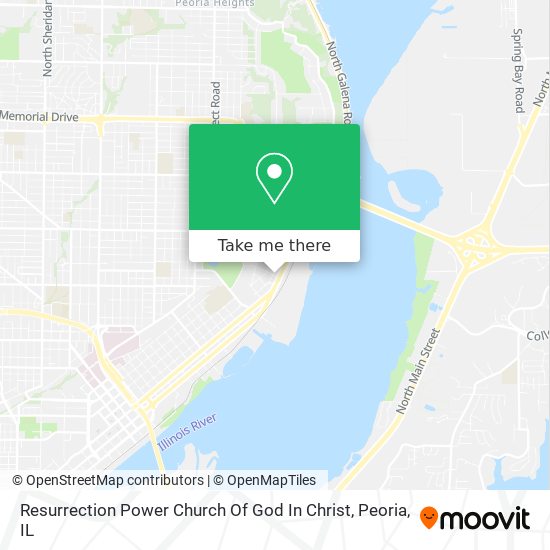 Resurrection Power Church Of God In Christ map