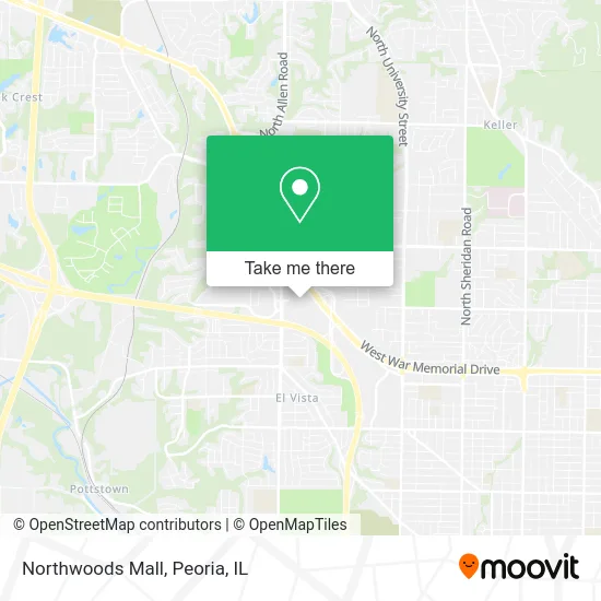 Northwoods Mall map
