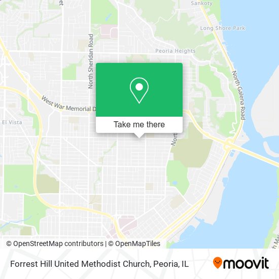 Mapa de Forrest Hill United Methodist Church