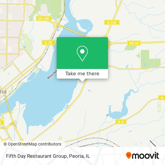 Mapa de Fifth Day Restaurant Group