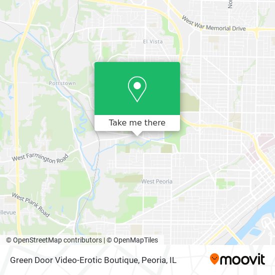 How to get to Green Door Video Erotic Boutique in West Peoria by Bus