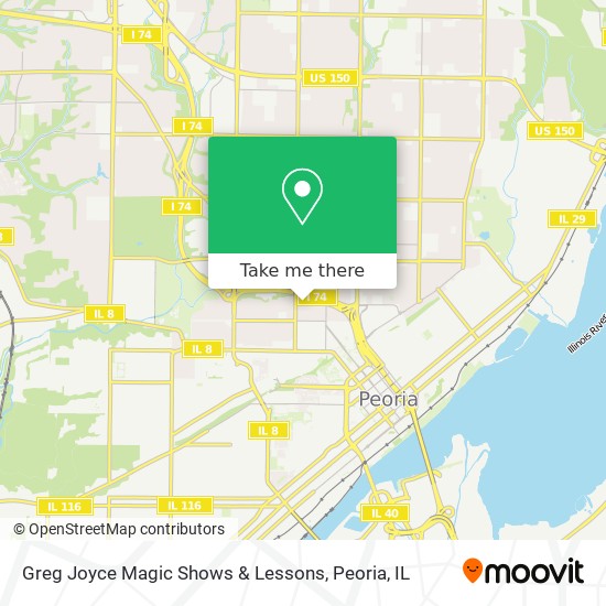 Greg Joyce Magic Shows & Lessons map