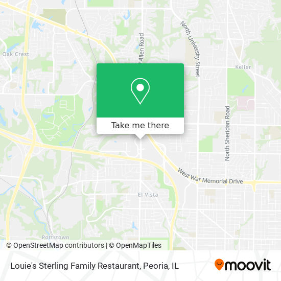 Mapa de Louie's Sterling Family Restaurant