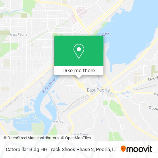 Caterpillar Bldg HH Track Shoes Phase 2 map
