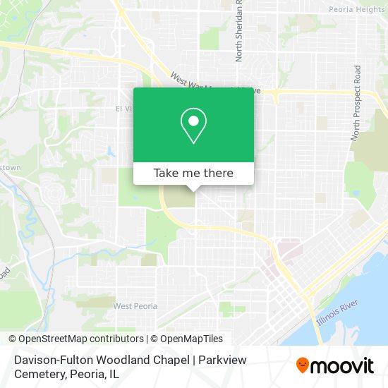Davison-Fulton Woodland Chapel | Parkview Cemetery map
