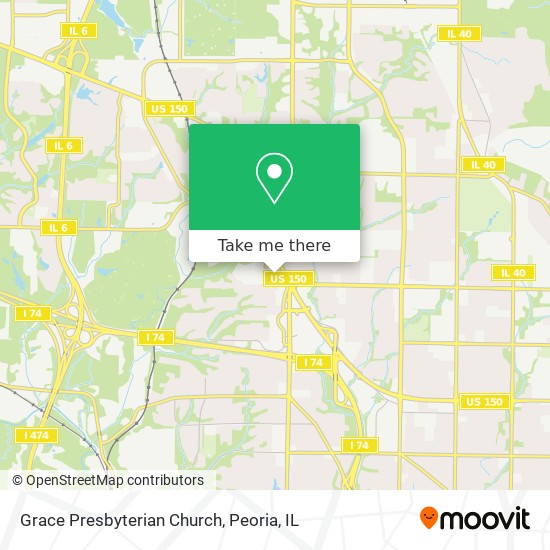 Mapa de Grace Presbyterian Church