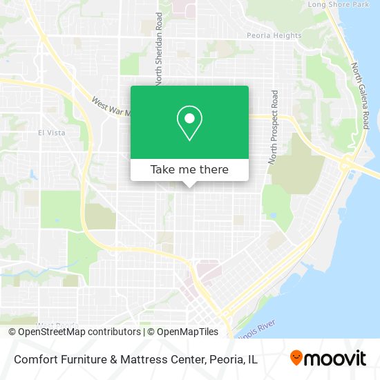 Comfort Furniture & Mattress Center map