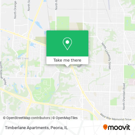 Timberlane Apartments map