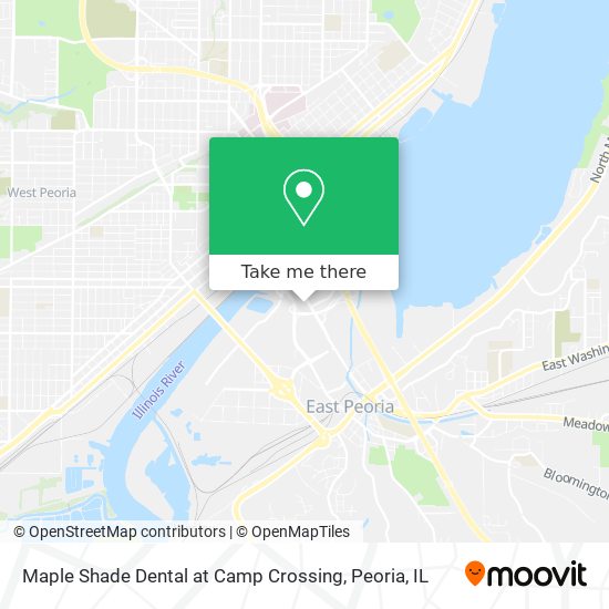 Mapa de Maple Shade Dental at Camp Crossing