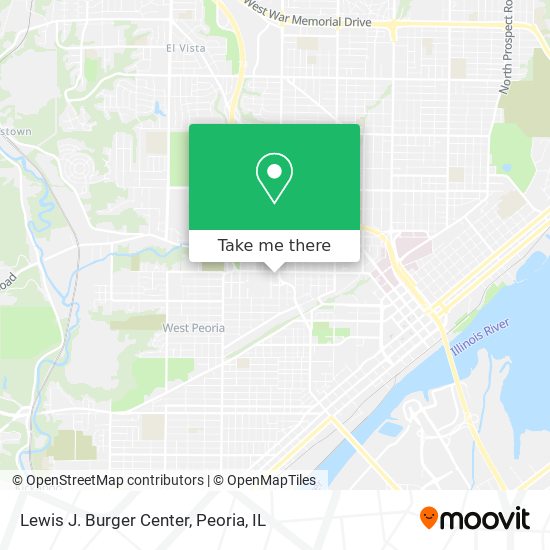 Mapa de Lewis J. Burger Center