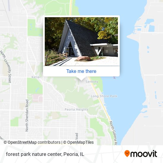 Mapa de forest park nature center