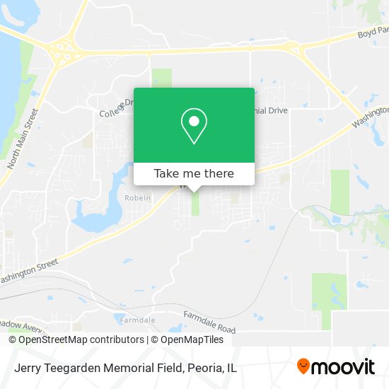 Mapa de Jerry Teegarden Memorial Field