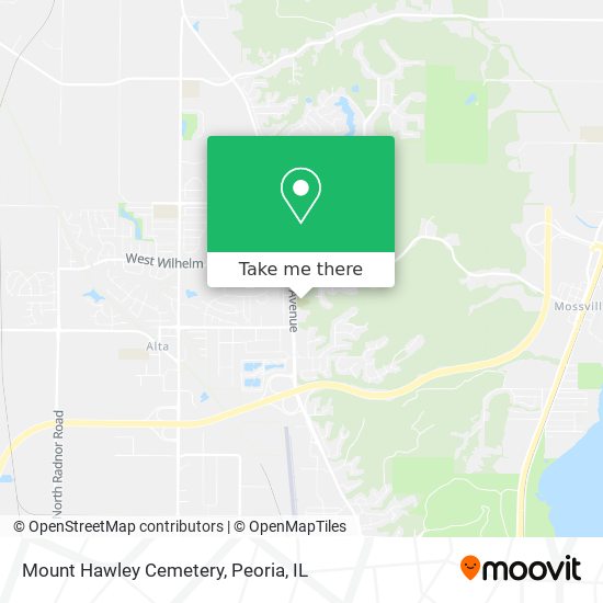 Mount Hawley Cemetery map