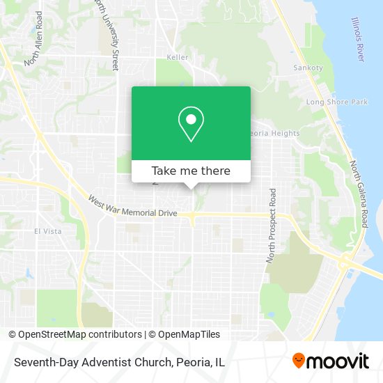 Seventh-Day Adventist Church map