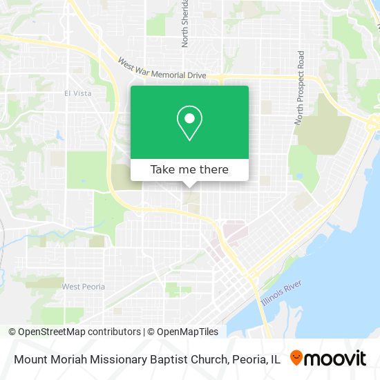 Mount Moriah Missionary Baptist Church map