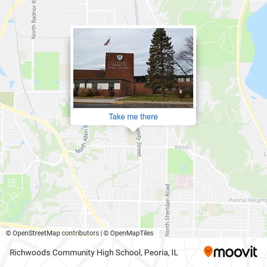 Mapa de Richwoods Community High School