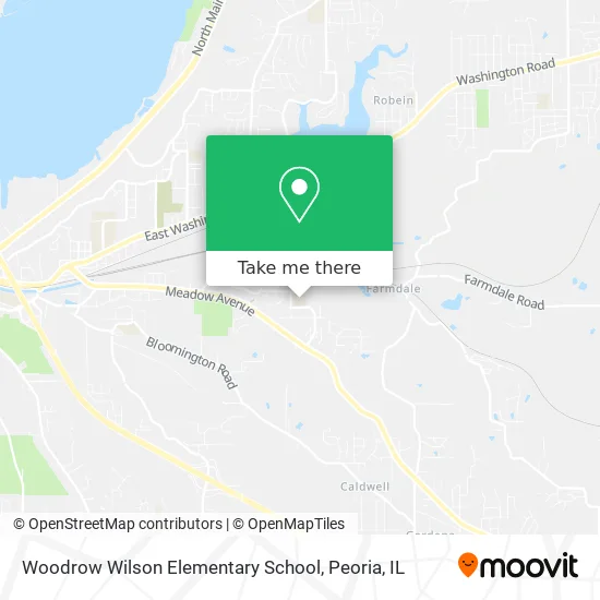 Woodrow Wilson Elementary School map