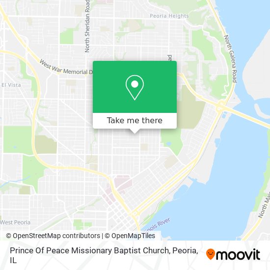 Mapa de Prince Of Peace Missionary Baptist Church