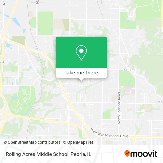 Rolling Acres Middle School map