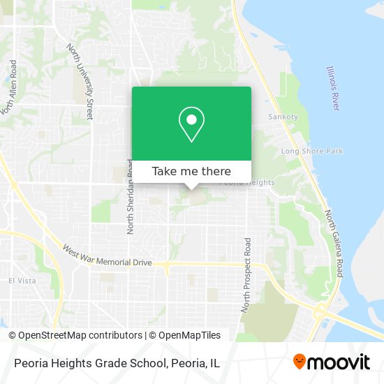 Mapa de Peoria Heights Grade School