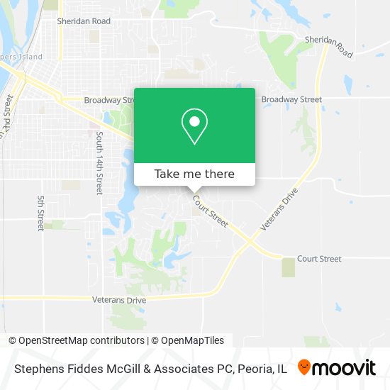Stephens Fiddes McGill & Associates PC map
