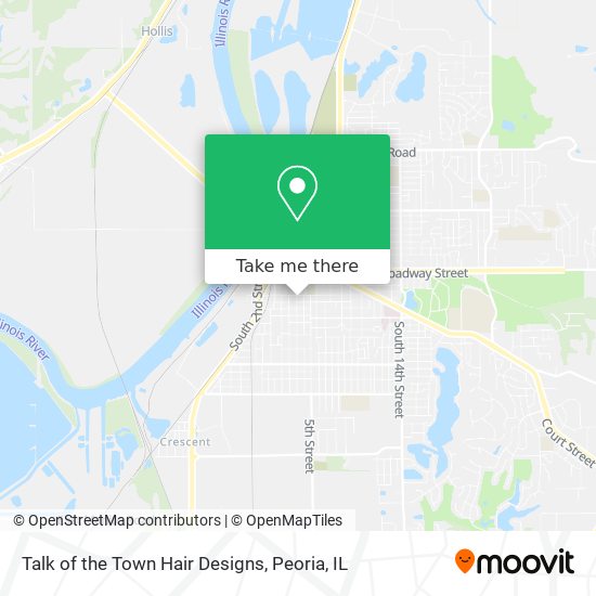 Talk of the Town Hair Designs map