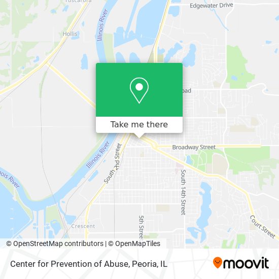Mapa de Center for Prevention of Abuse