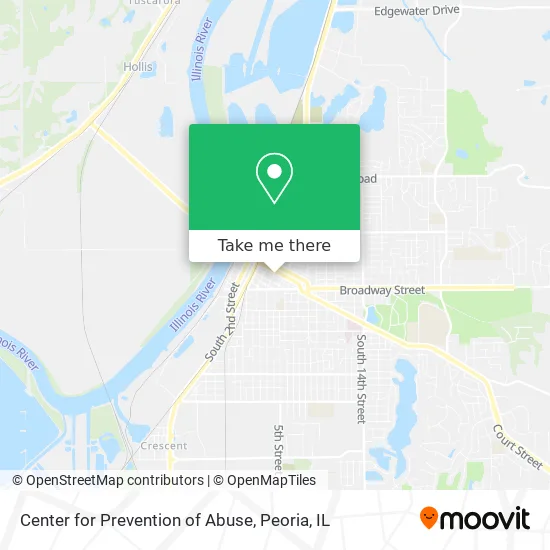 Center for Prevention of Abuse map